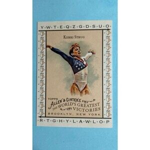 Kerri Strug Olympian 2008 Allen & Ginter Code Card #1